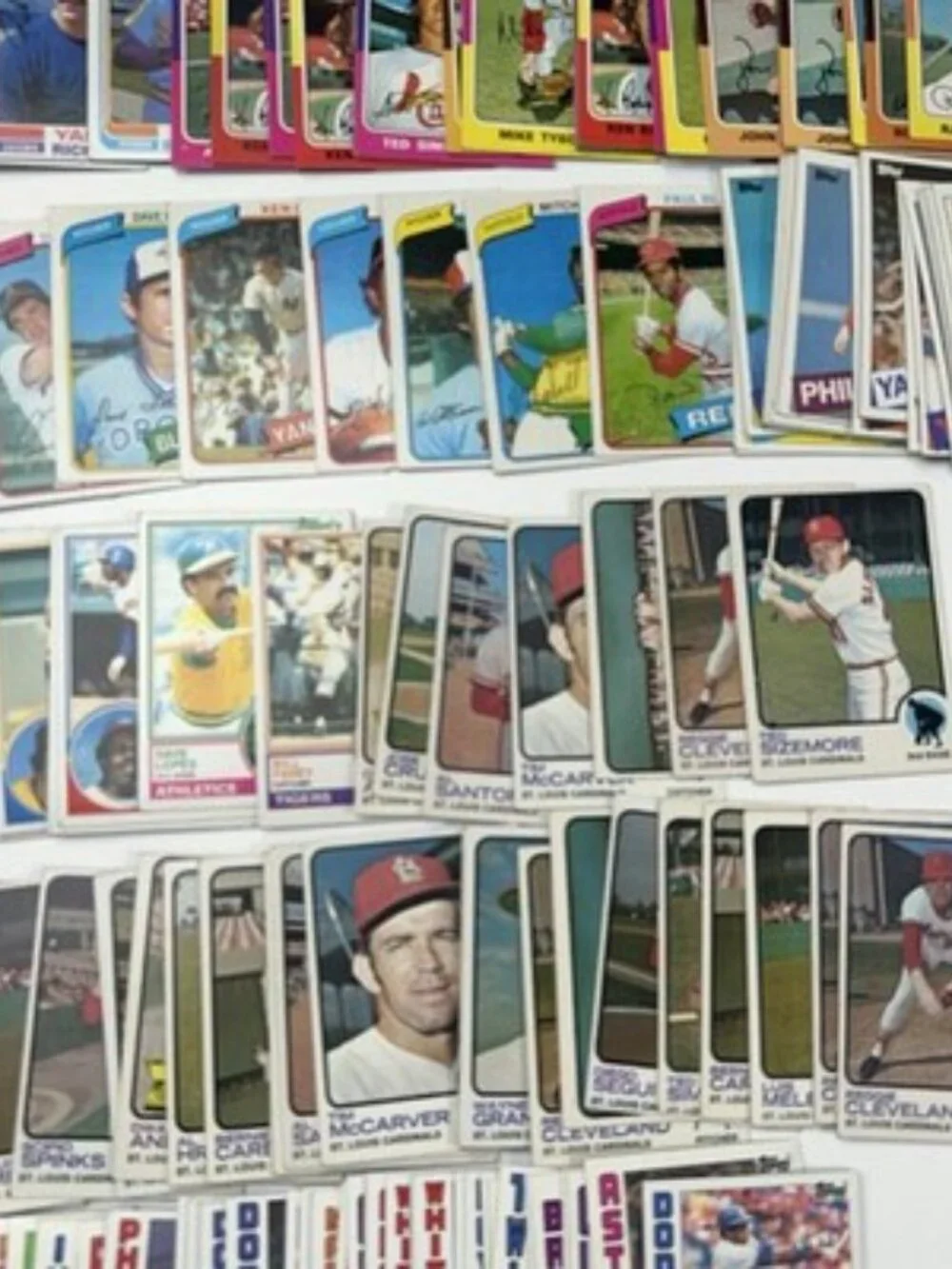 1970’s -1980’s Topps Fleer Baseball Lot ~350 Cards Low Grade